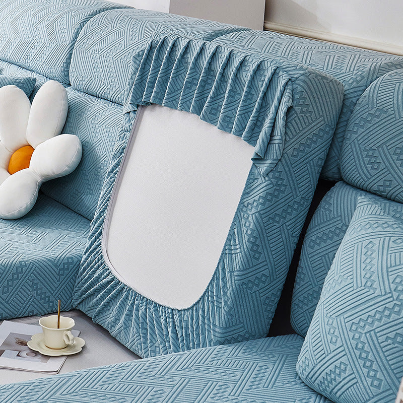 EASLIV Super Elasticity Thick Jacquard Fabric Sofa Cushion Covers