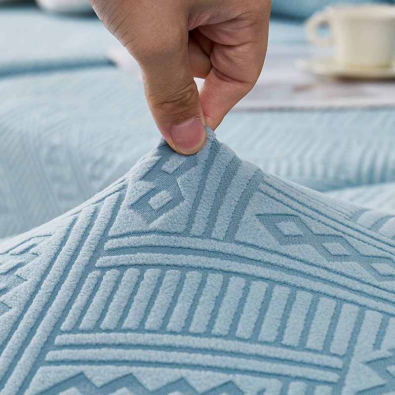 EASLIV Super Elasticity Thick Jacquard Fabric Sofa Cushion Covers