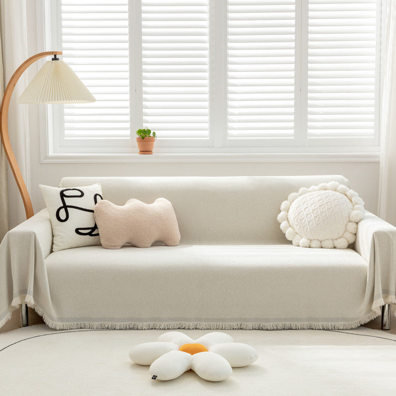 EASLIV Sofa Covers for 3 Cushion Couch Washable Decorative Sectional Couch Covers, Fitted fabric furniture covers