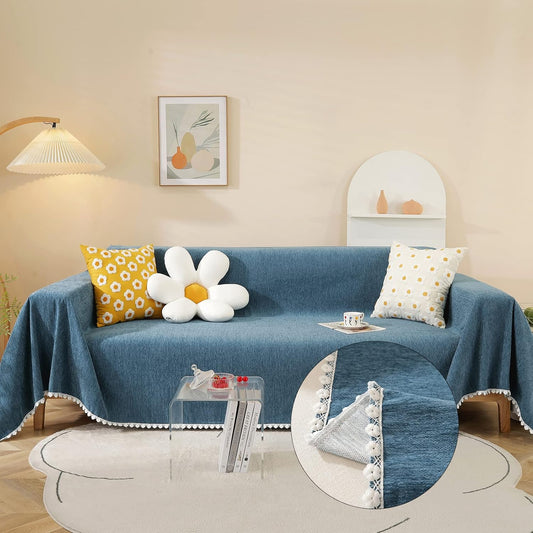 EASLIV Easy Fitted Sofa Covers for 3 Cushion Couch Universal Sofa Cover, Fitted furniture covers